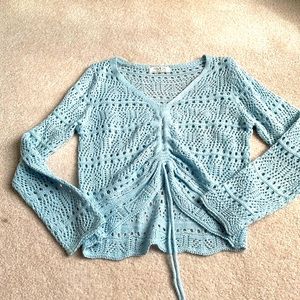 crochet  soft top you can wear with cami.